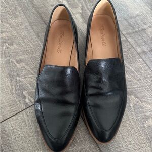 Madewell Black Leather Loafers
